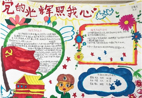 1591955265838005.jpg 建党节手抄报简单漂亮作品