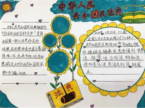 民法典手抄报 民法典手抄报