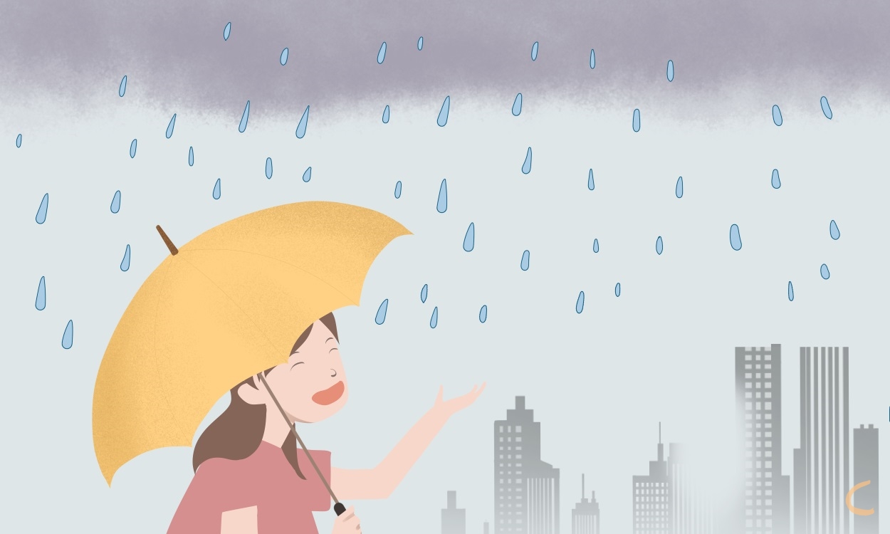 关于的雨的作文